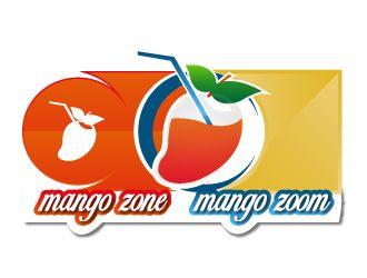 Orange Zoom Logo - mango zone / mango zoom logo design
