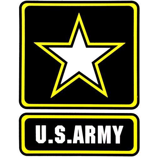U.S. Army Star Logo - U.S. Army With Star Logo Clear Decal