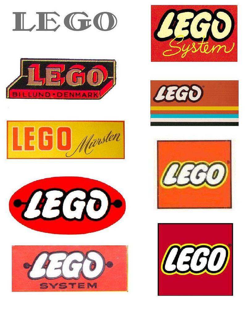 All LEGO Logo - Lego logo evolution