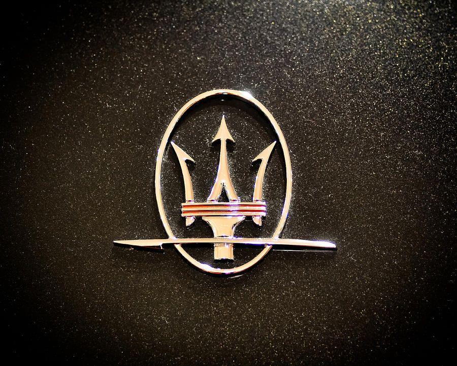 Maserati Logo - Maserati Logo Photograph