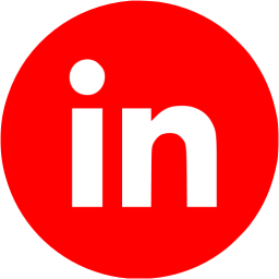 Linkedln Logo - Red linkedin 4 icon - Free red site logo icons