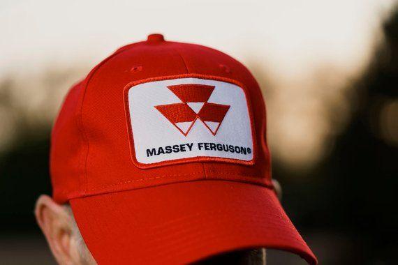 Massey Logo - Massey Ferguson Tractor Logo Hat solid red