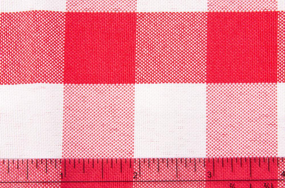 Red Checkered Square Logo - Polyester Square 70