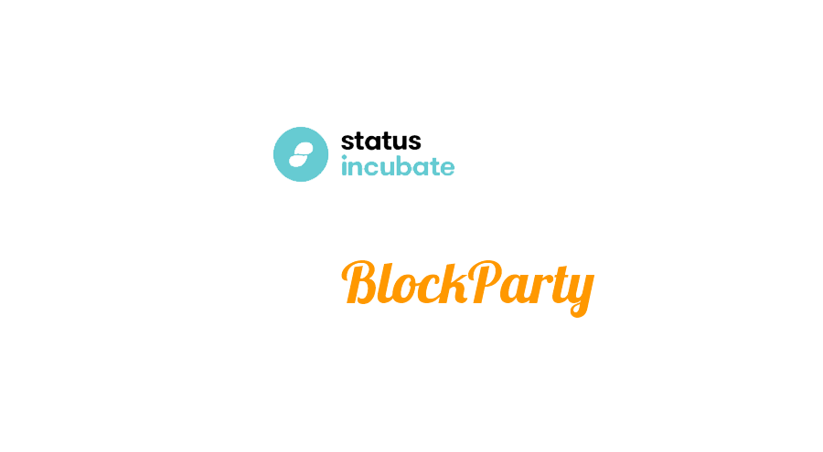 Blockchain Incubator Logo - Event management DApp BlockParty joins Status blockchain incubator ...