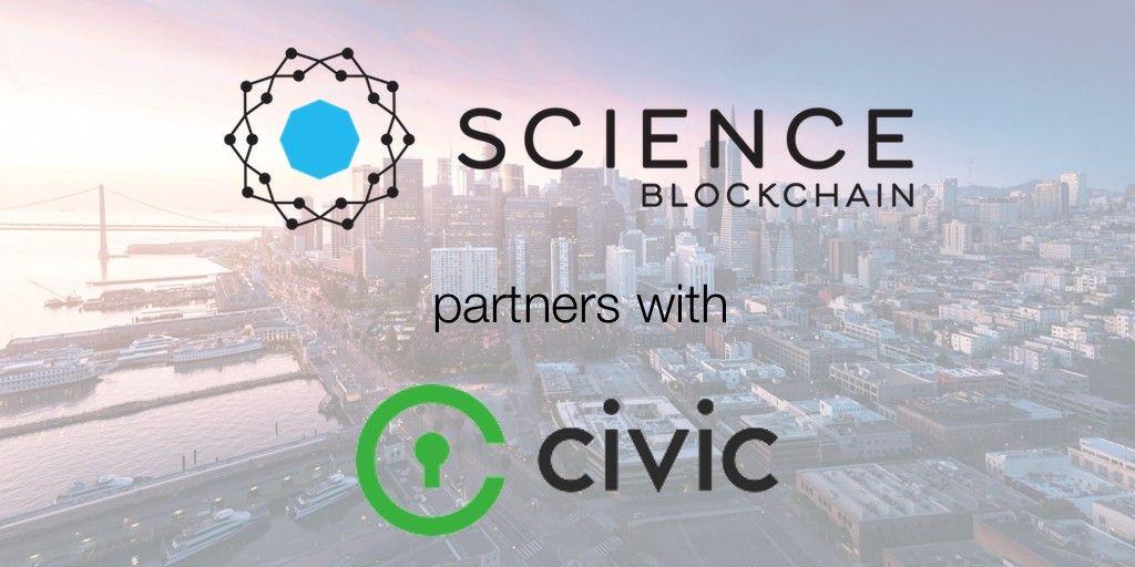 Blockchain Incubator Logo - Science Blockchain Incubator partners with Civic – Argon Group – Medium