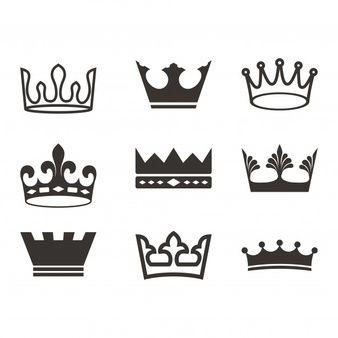 Black and White Crown Logo - Crown Vectors, Photos and PSD files | Free Download