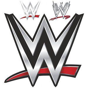 New WWE Logo - WWE LOGO bedroom wall STICKERS wrestling original old new white