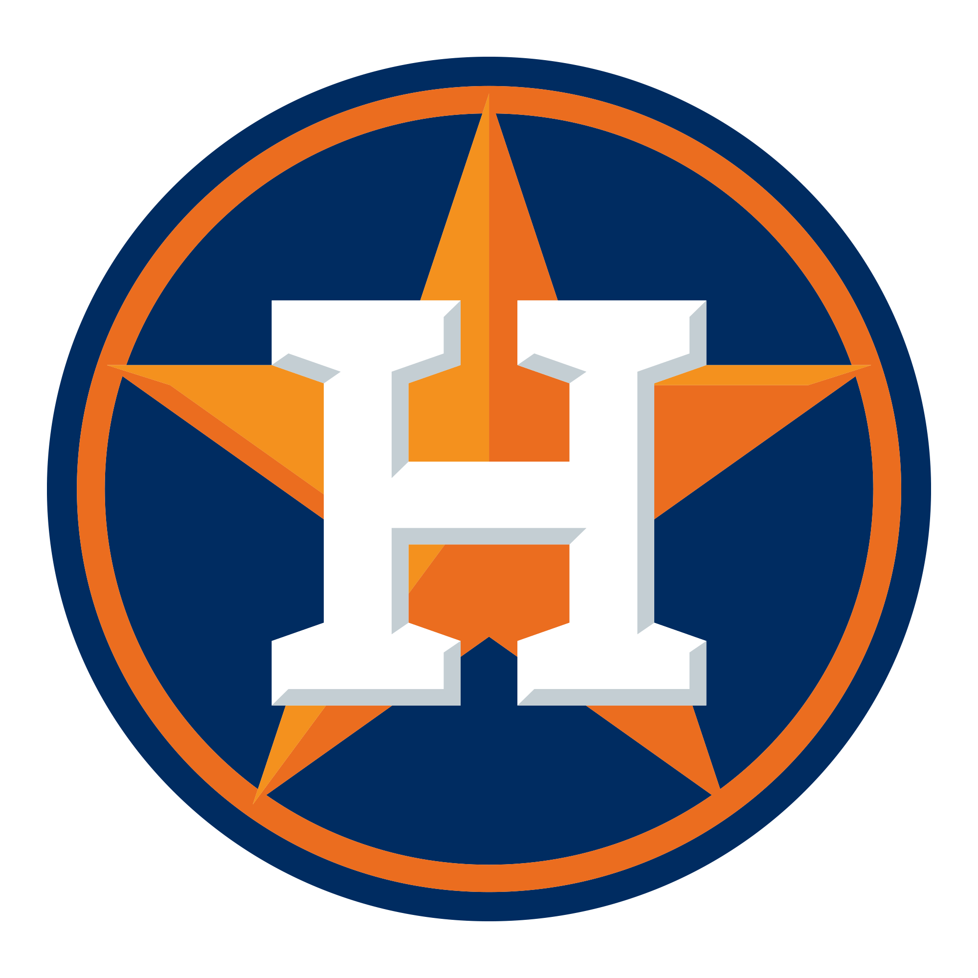 Orange H Logo - Houston Astros H Logo transparent PNG - StickPNG