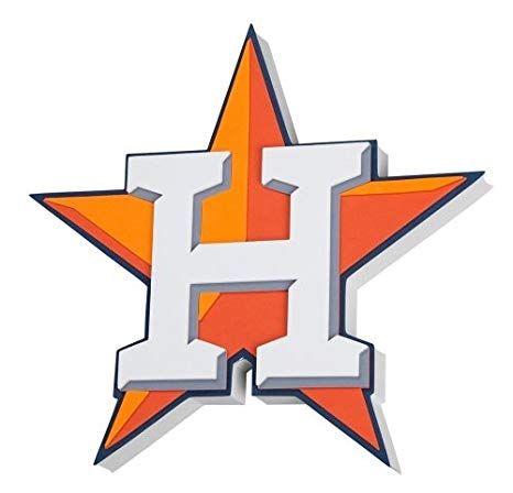 Astros Logo - Amazon.com: Houston Astros MLB Baseball 3D Foam Logo Wall Sign ...