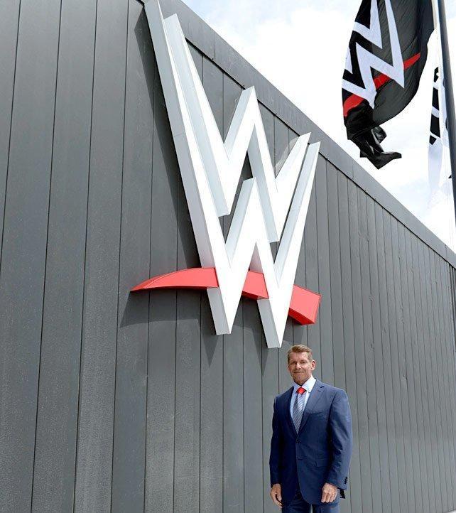 New WWE Logo - WWE Chairman Vince McMahon Unveils New WWE Logo: photos | WWE