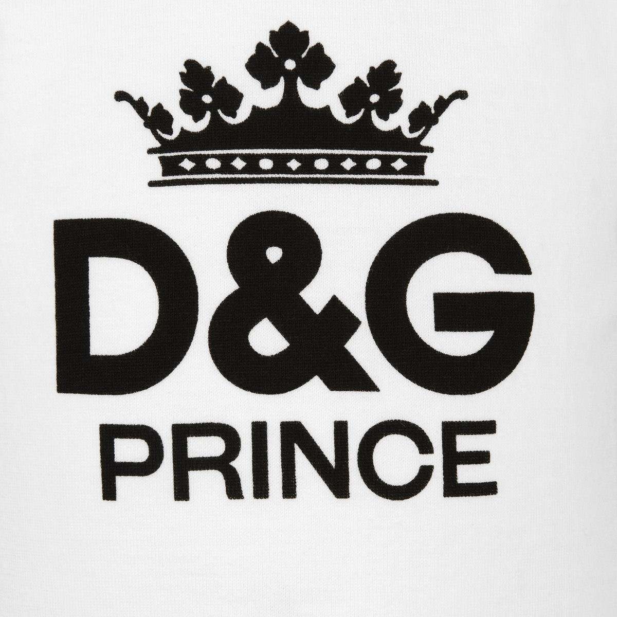 Prince Logo - Dolce & Gabbana Baby Boys Prince Logo Top