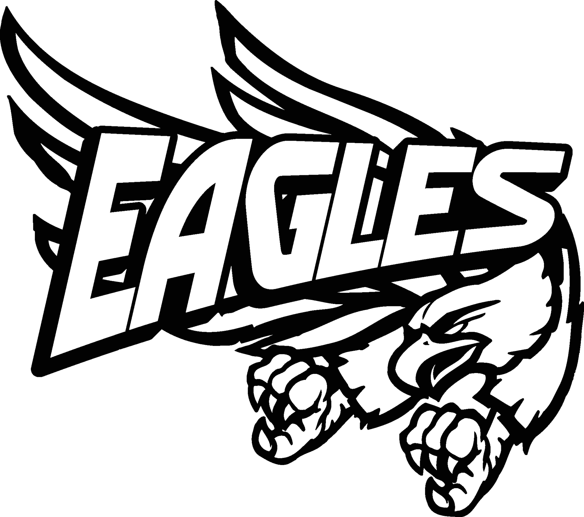 Black Line Eagle Logo - Free Football Eagle Cliparts, Download Free Clip Art, Free Clip Art ...