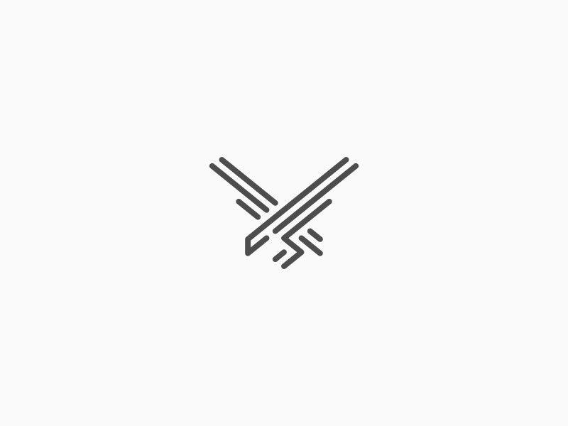 Black Line Eagle Logo - eagle logo | for sale by gaga vastard | LOGOS | Pinterest | Eagle ...
