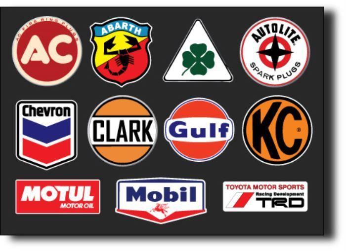 Old Automotive Logo - Automotive Stickers Stickers and Vintage Logo Stickers Online