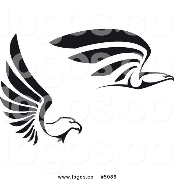 Black Line Eagle Logo - Eagle Head Clipart Black And White | Free download best Eagle Head ...