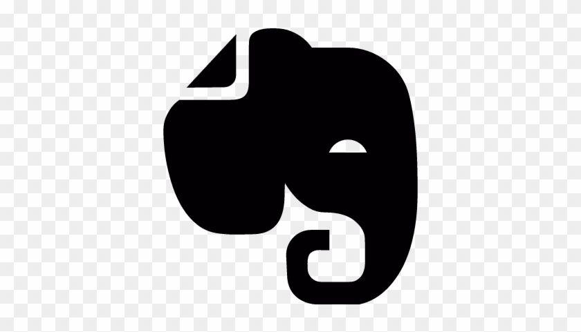 Grey Elephant Head Logo - Elephant Head Silhouette Vector - Elephant Head Silhouette - Free ...