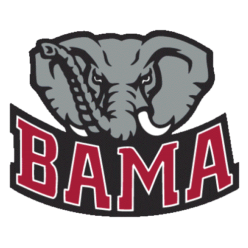 Alabama Elephant Logo - logo_-University-of-Alabama-Crimson-Tide-Elephant-over-Bama - Fanapeel