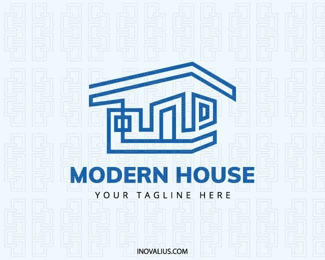 Modern House Logo - Modern House Logo Design | Inovalius