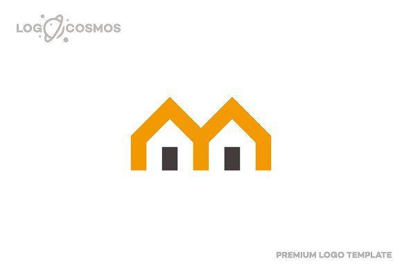 Modern Home Logo - Modern Houses - House & Letter M Log ~ Logo Templates ~ Creative Market