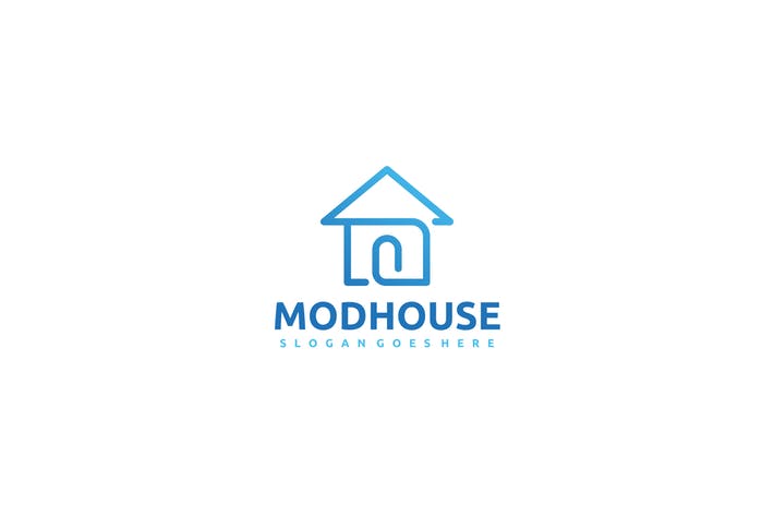 Modern House Logo - Modern House Logo by 3ab2ou on Envato Elements