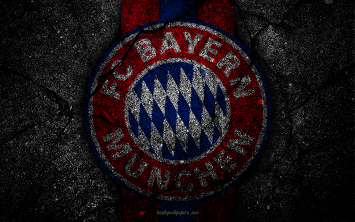 Bayern Logo - Download wallpapers Bayern Munich, logo, art, Bundesliga, soccer ...