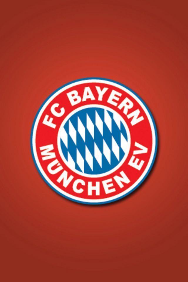 Bayern Logo - FC Bayern Munchen Logo Red Background for Wallpapers iPhone 4 and 4s ...