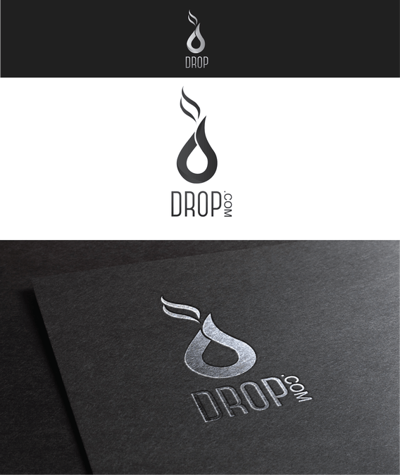 Black and White Drop Logo - drop.com logo - we will be the next big thing! by BBStudioz™ | Logo ...