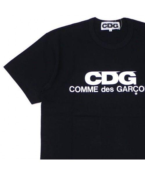 CDG Camo Logo - CDG (COMME des GARCONS) : LOGO TEE BLACK | Millioncart