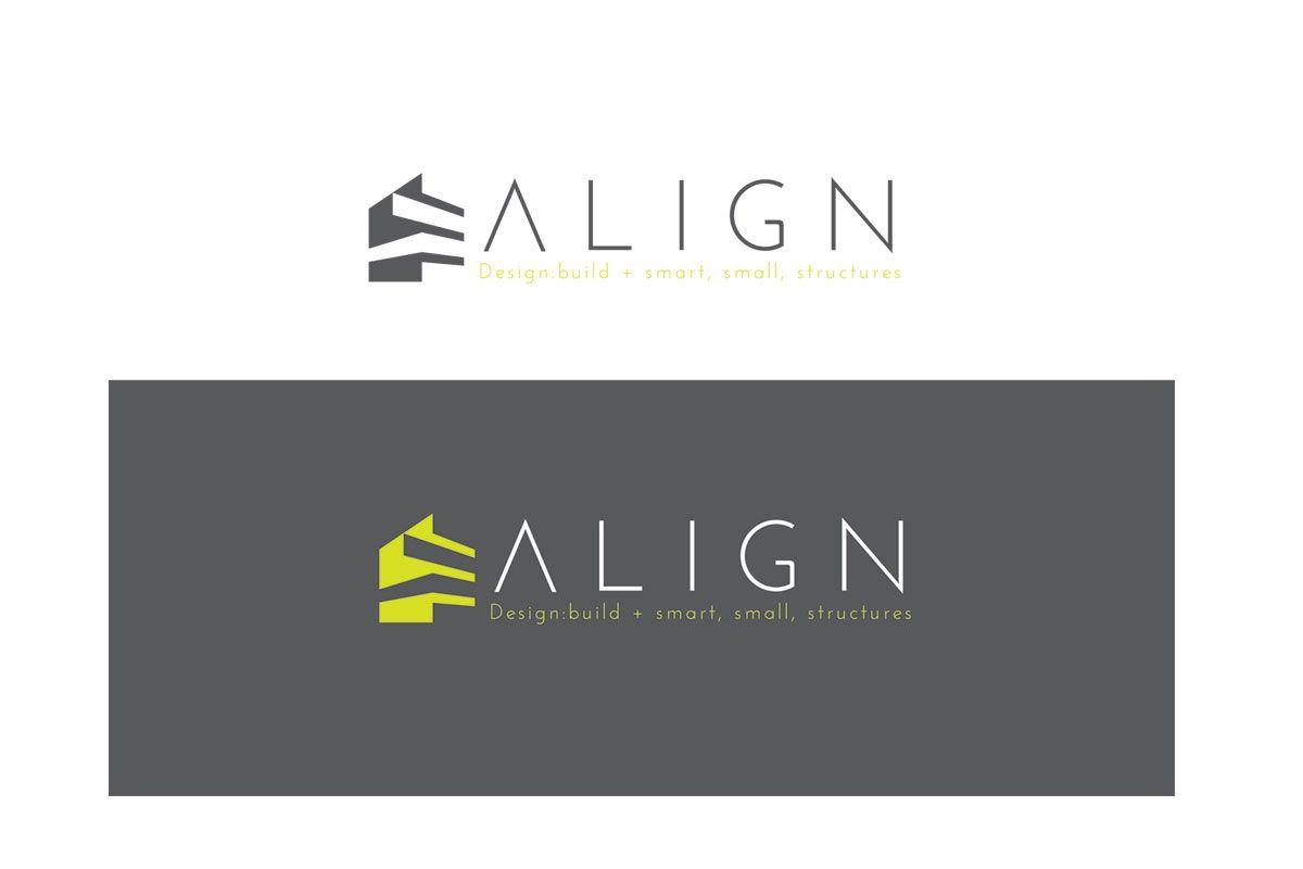 Modern House Logo - Modern, Serious, Construction Logo Design for Align