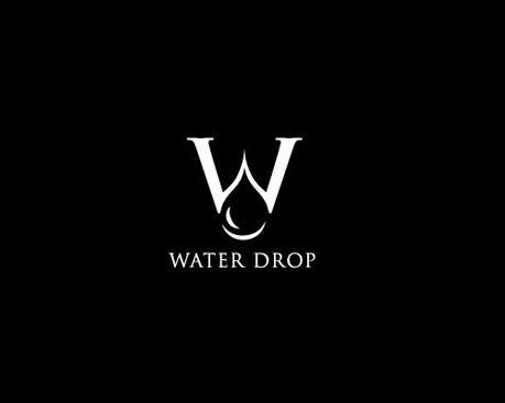 Black and White Drop Logo - Top Black and White Logo for Design Inspiration - Abinash Mohanty