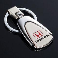 New Honda Logo - New Honda Logo Shiny Metal Chrome Keychain ⋆ Unique Honda Keychains