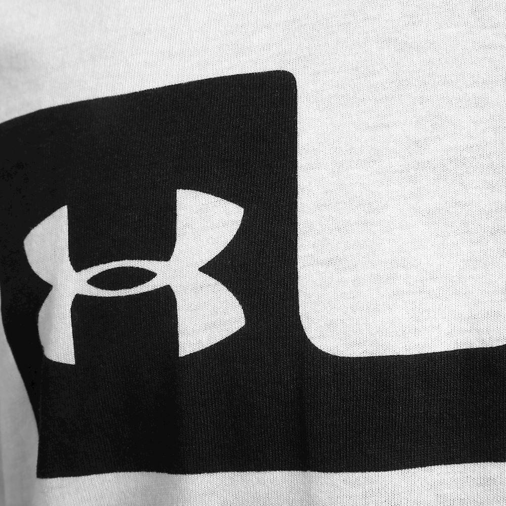 Black and White Drop Logo - Under Armour Sportstyle Drop Hem T-Shirt Men - White, Black buy ...