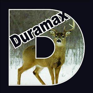 Camo Duramax Logo - Duramax Deer Vinyl Decal chevrolet chevy turbo diesel Truck window