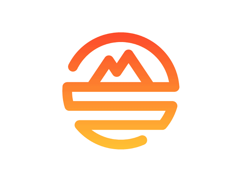 Mountain in Circle Brand Logo - Open Mountain Energy Logo by Krista Hansen | Dribbble | Dribbble