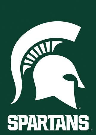 Michigan State Logo - NCAA Michigan State Spartans 2 Sided Garden Flag Flag At AllPosters.com