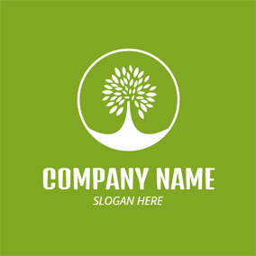 Green Tree Circle Logo - Free Nature Logo Designs | DesignEvo Logo Maker
