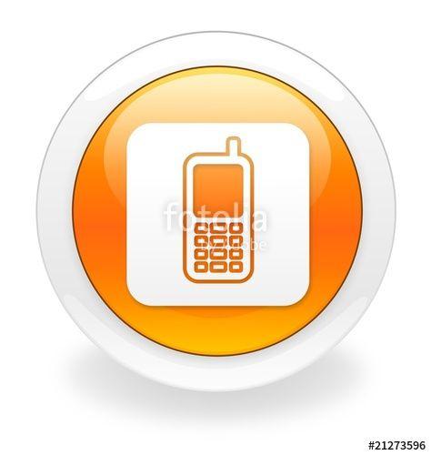 Orange Phone Logo - Orange mobile phone icon/logo