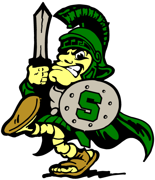 Michigan State Spartans Logo - Michigan State Spartans Mascot Logo - NCAA Division I (i-m) (NCAA ...