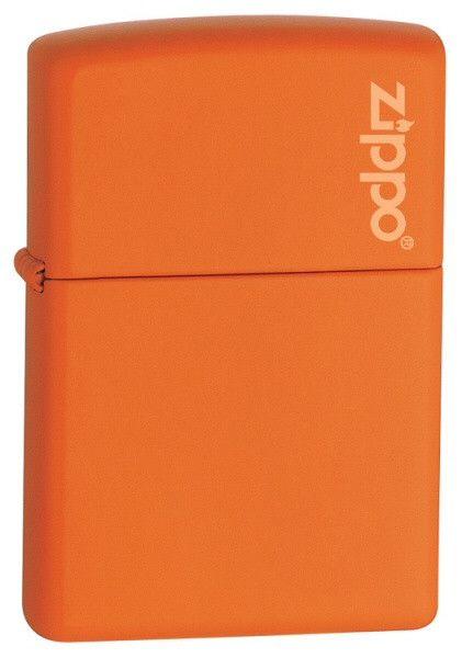 Orange Phone Logo - Zippo Orange Matte with Zippo Logo Finish
