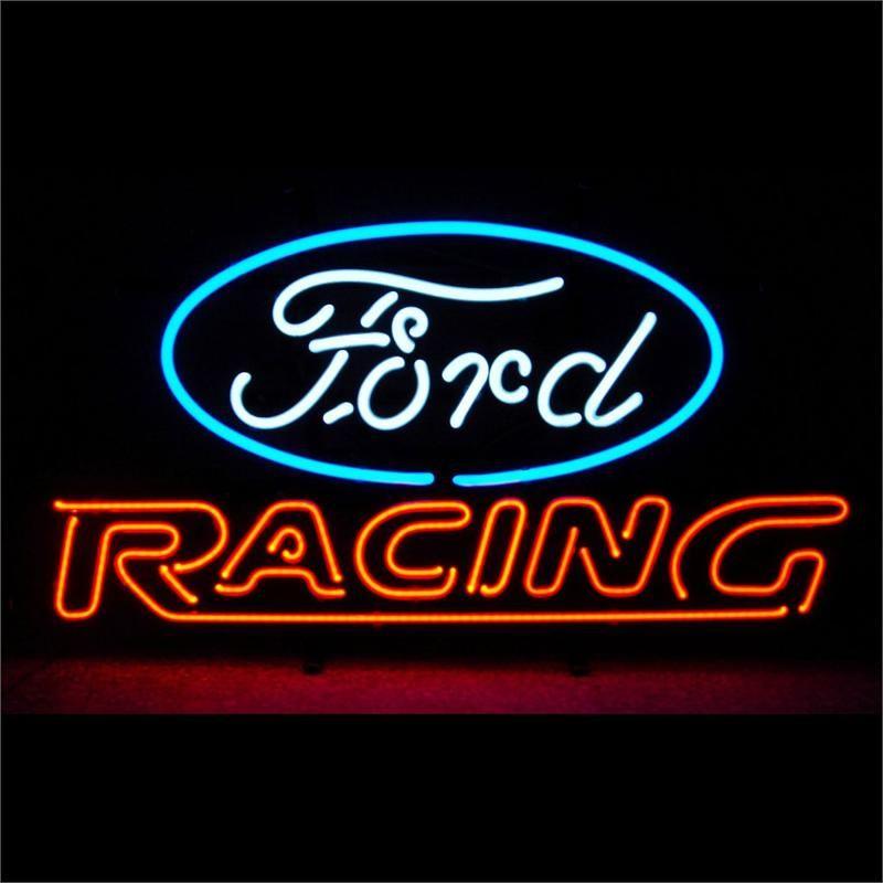 Cool New Ford Logo - Ford Racing Neon Sign - 25w x 14h x 4d | Modern Gen Auto