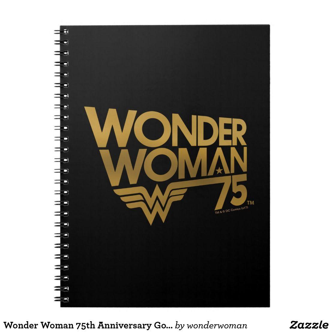 Grab Gold Logo - Wonder Woman 75th Anniversary Gold Logo Notebook in 2018 | Wonder ...