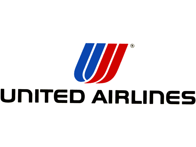 United Airlines Tulip 1974 Logo - United Airlines logo (1974-1993) by Saul Bass | Logo legends - Saul ...