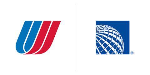 United Airlines Tulip 1974 Logo - Saul Bass logo design: then
