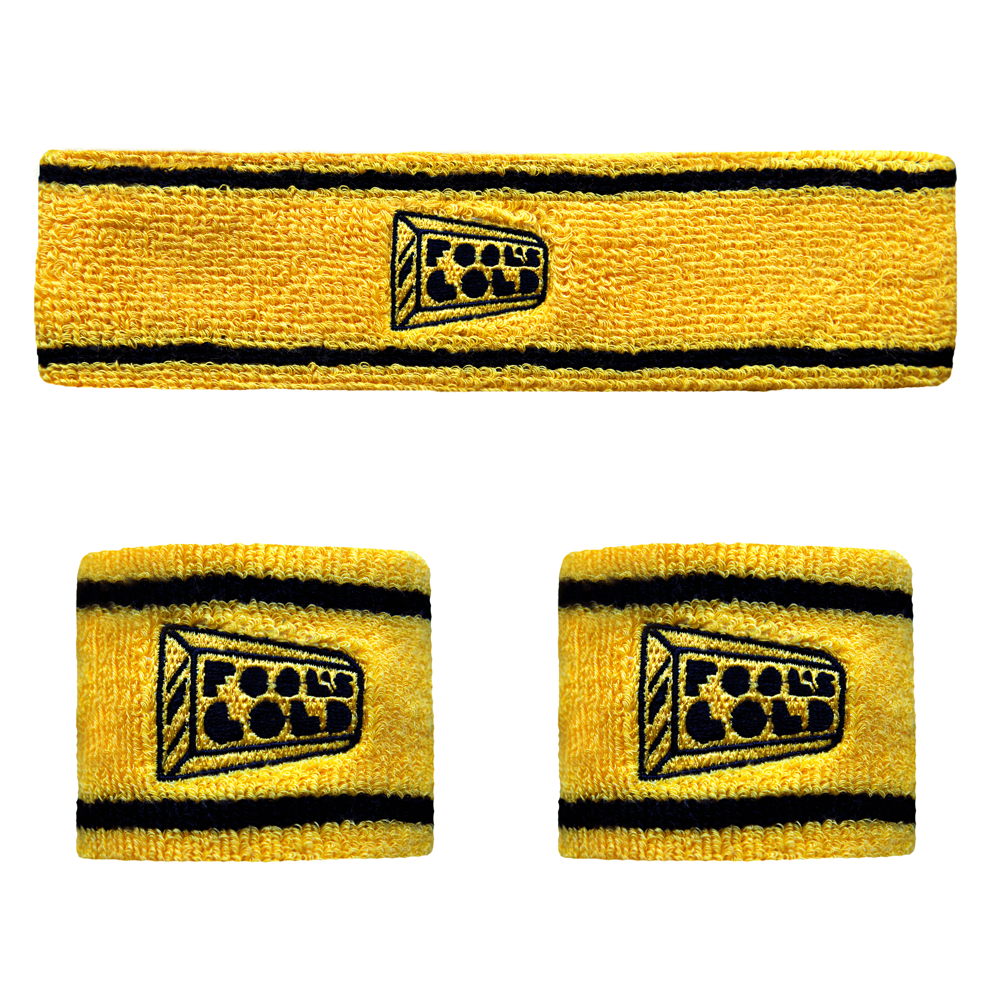 Grab Gold Logo - Fool's Gold “Logo” Sweatbands. Fool's Gold Records