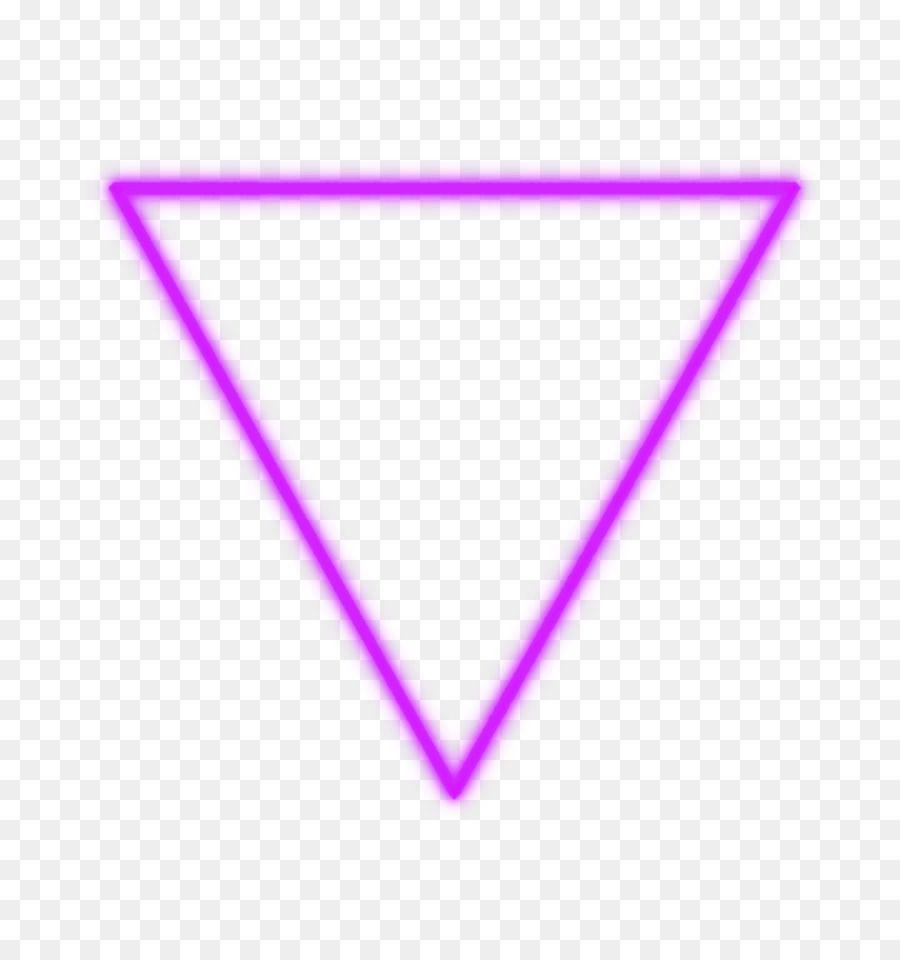 Pink Triangle Logo - Born This Way Pink triangle Magenta Symbol png download