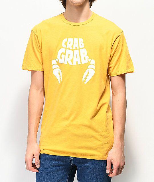 Grab Gold Logo - Crab Grab Classic Gold T Shirt