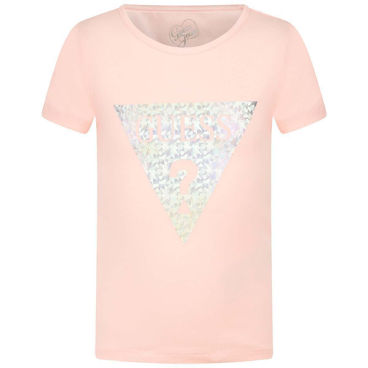 Pink Triangle Logo - Guess Girls Pink Triangle Logo Top