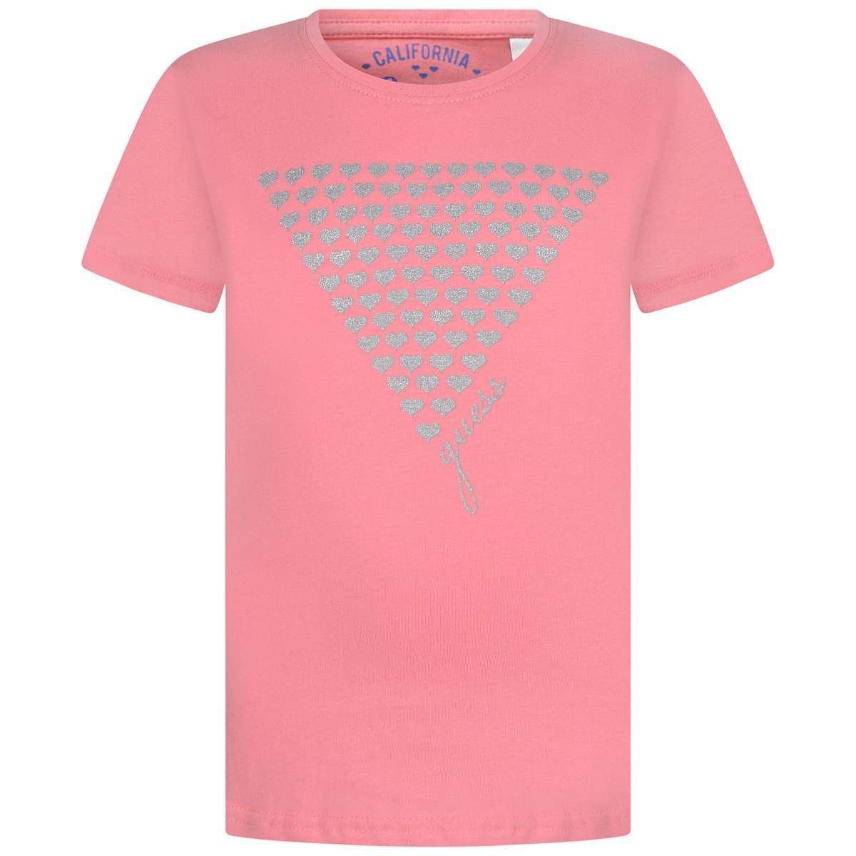 Pink Triangle Logo - Guess Pink Triangle Logo Top