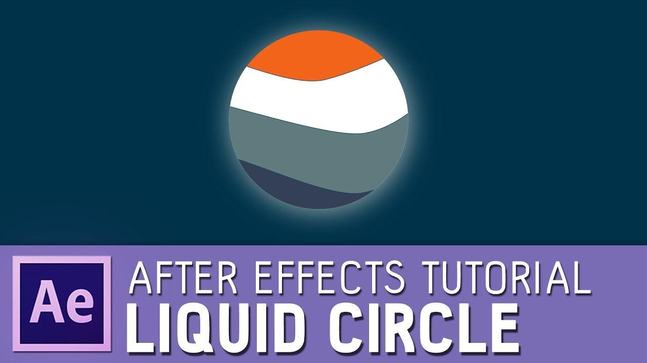 Liquid Circle Logo - Liquid Circle Fill in After Effects Layer and Masks usage