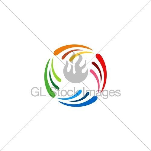 Liquid Circle Logo - Abstract Circle Liquid Splash Logo, Circle Colored Elemen. · GL
